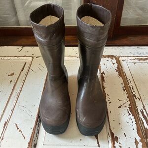 Viking Rugg Rubber BOOTS Boating Hunting Fishing Brown Size Mens 8